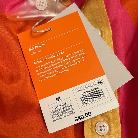 Isaac Mizrahi silk blouse - Picture 5 of 5